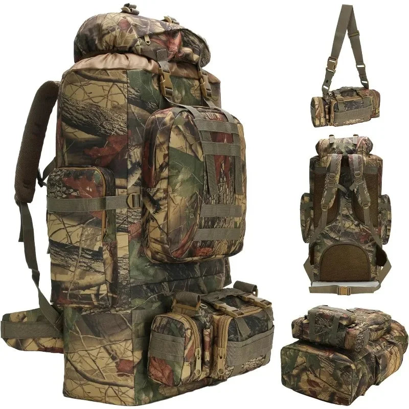 Waterproof Polyester Hiking Backpack With Adjustable Straps