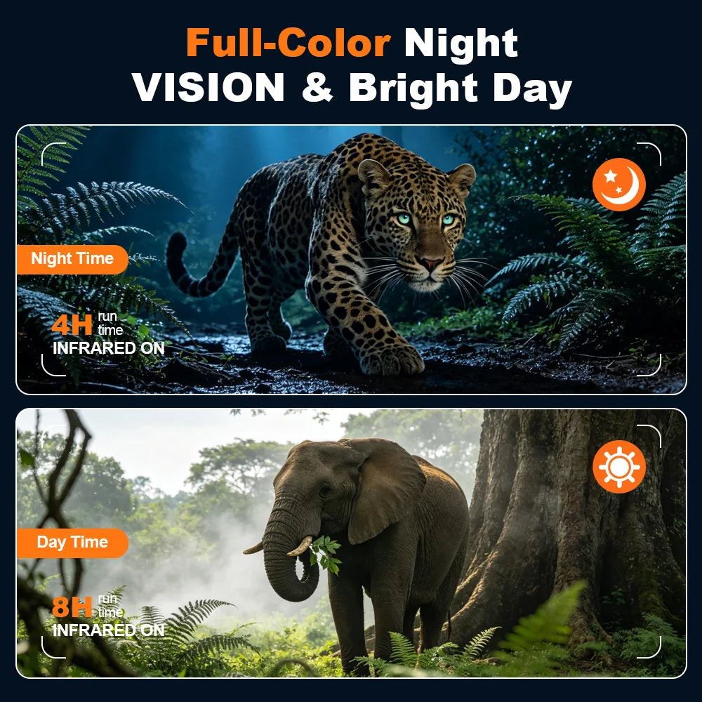 GTMEDIA 4K Night Vision Binoculars With 8X Digital Zoom