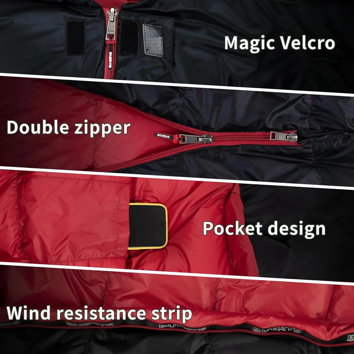 Lightweight Down Cotton Sleeping Bag for Backpacking Hiking Camping Adult
