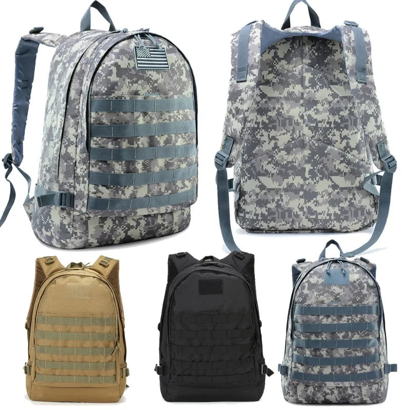 Durable Polyester Tactical Backpack For Outdoor Hiking And Travel