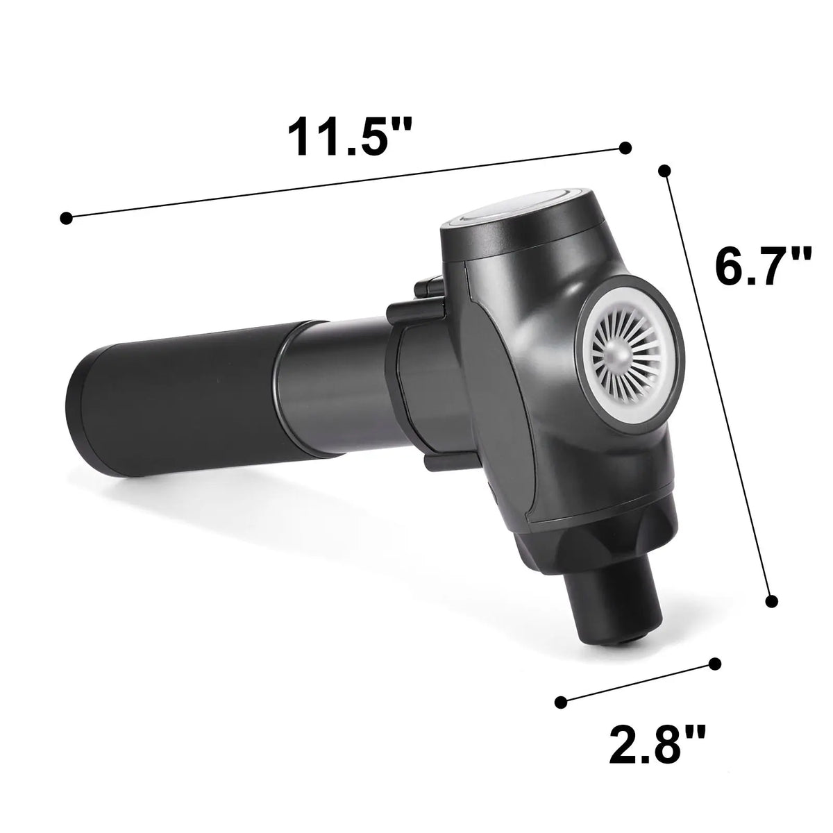Rechargeable Percussion Massage Gun With Nine Speeds And Six Heads