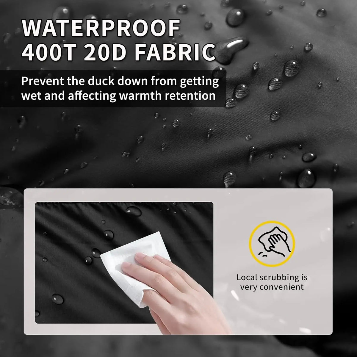 Lightweight Down Cotton Sleeping Bag for Backpacking Hiking Camping Adult