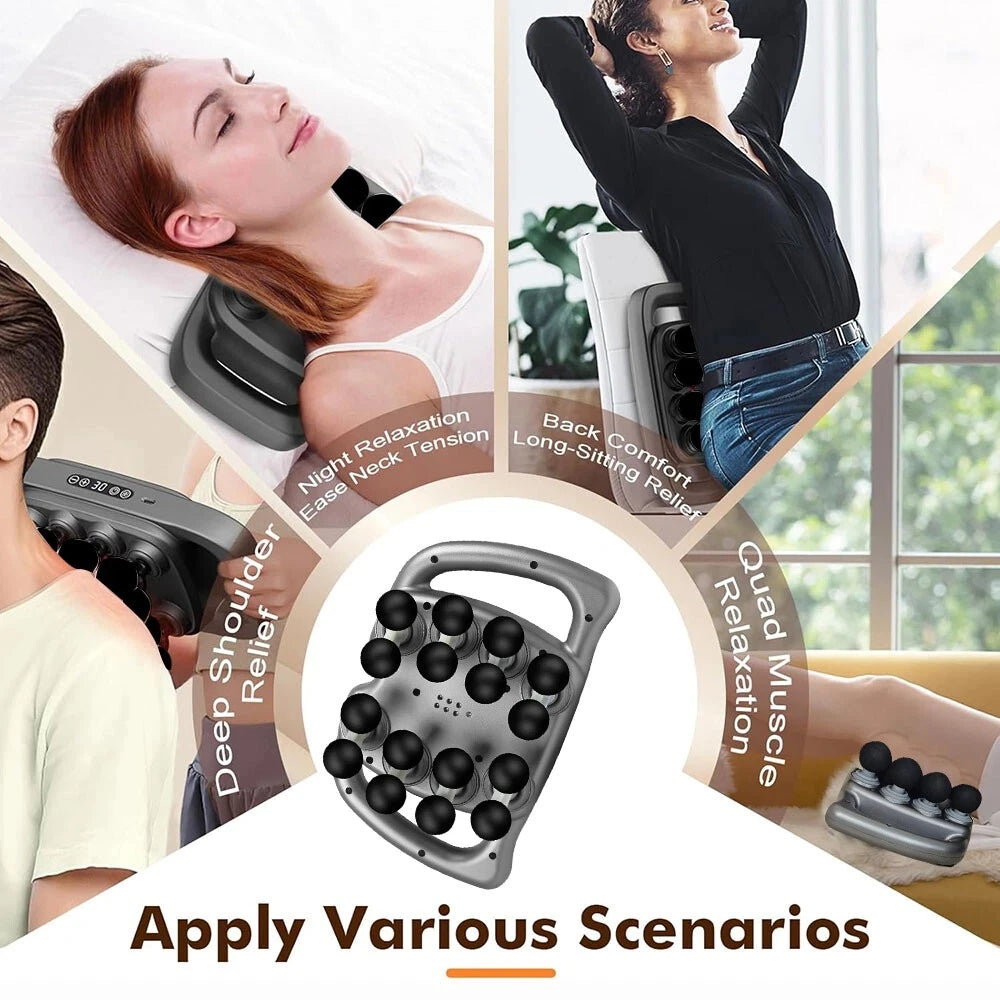 Advanced Deep Tissue Percussion Massage Gun With Customizable Speed Settings