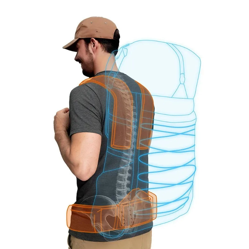Lightweight Internal Frame Hiking Backpack For Trekking
