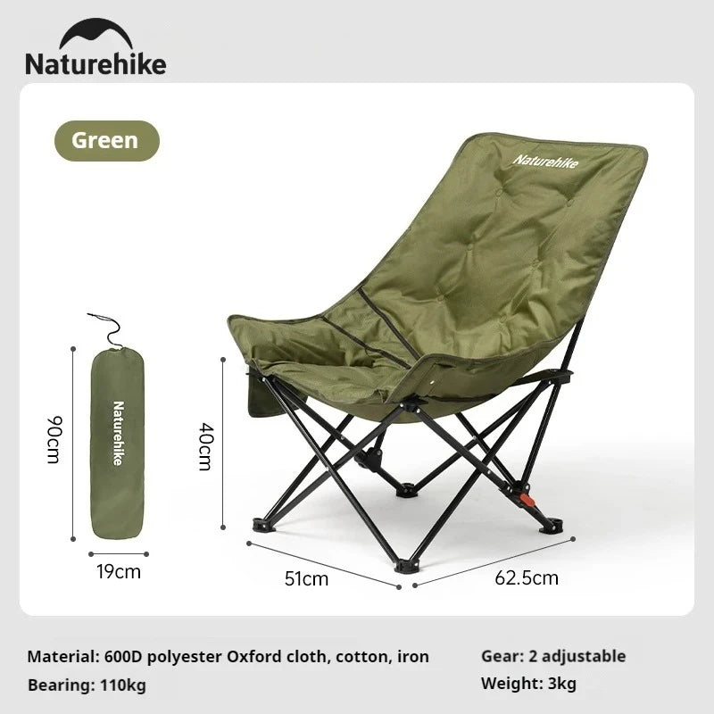 Naturehike Sea Star Outdoor Folding Moon Chair Adjustable Recliner Camping