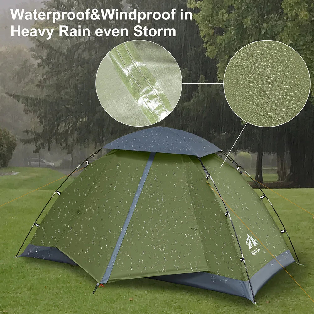 Night Cat Upgraded Backpacking Tent Easy Clip Setup Compact Rainproof