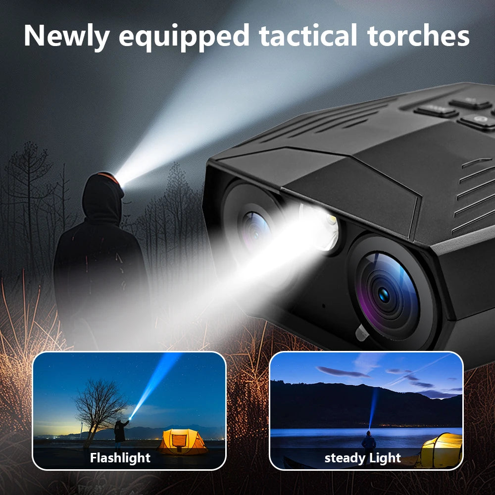 Fargarloo Rechargeable 5K HD Night Vision Binoculars With 10X Zoom