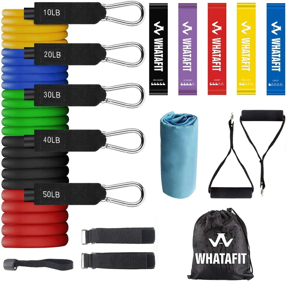 Premium Resistance Bands With Handles Door Anchor And Ankle Straps