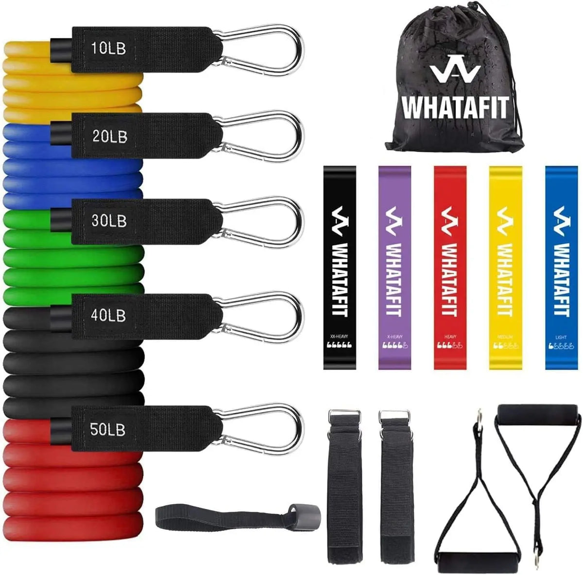Premium Resistance Bands With Handles Door Anchor And Ankle Straps