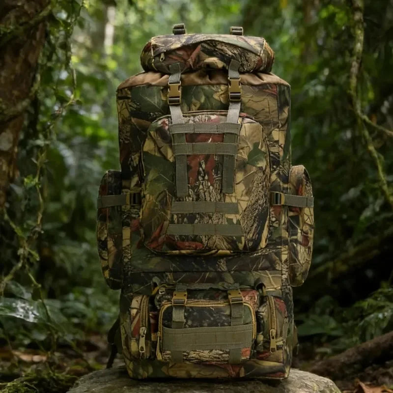 Waterproof Polyester Hiking Backpack With Adjustable Straps