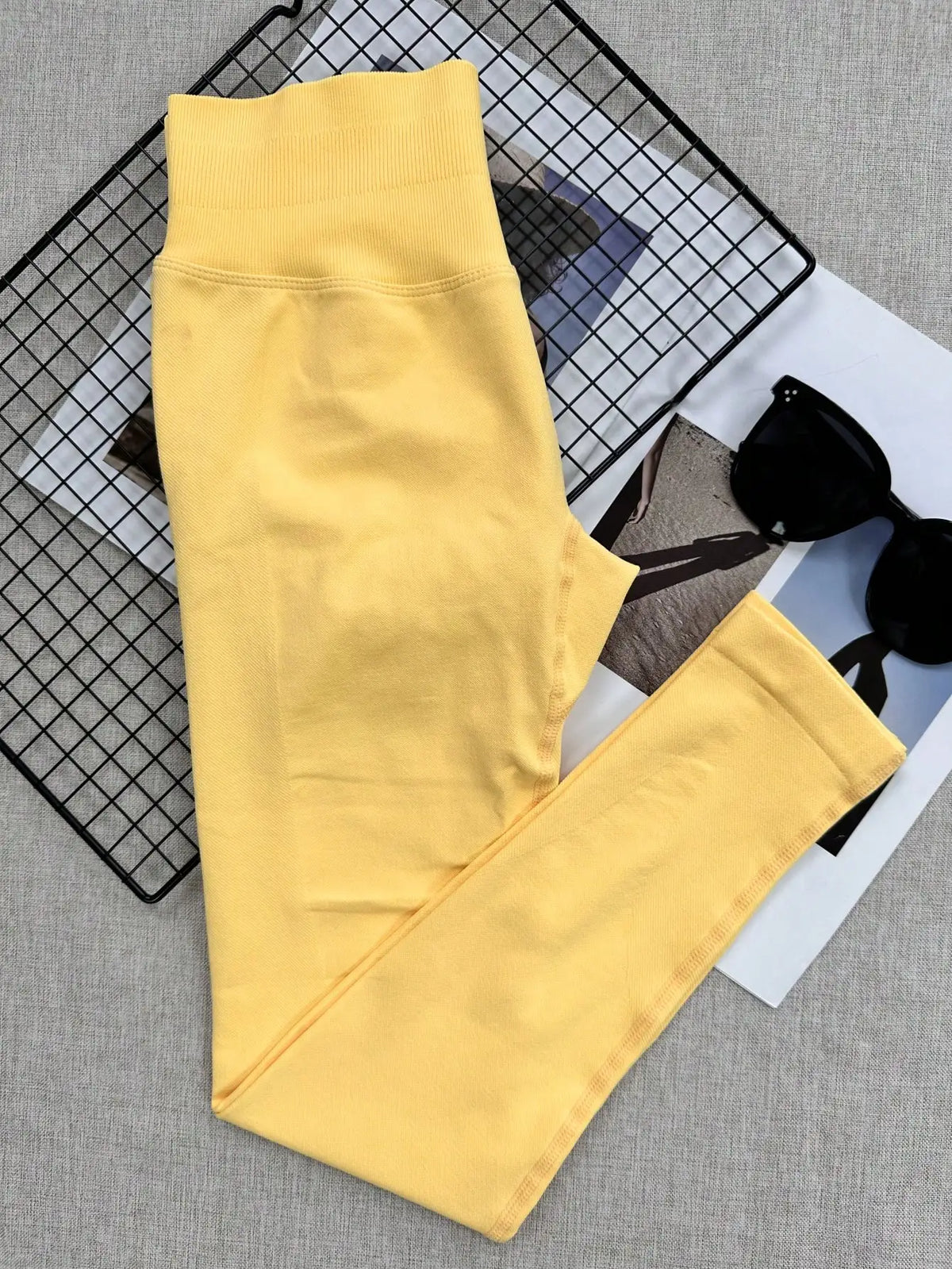 Womens Seamless Yoga Leggings Tummy Control High Stretch Workout Tights