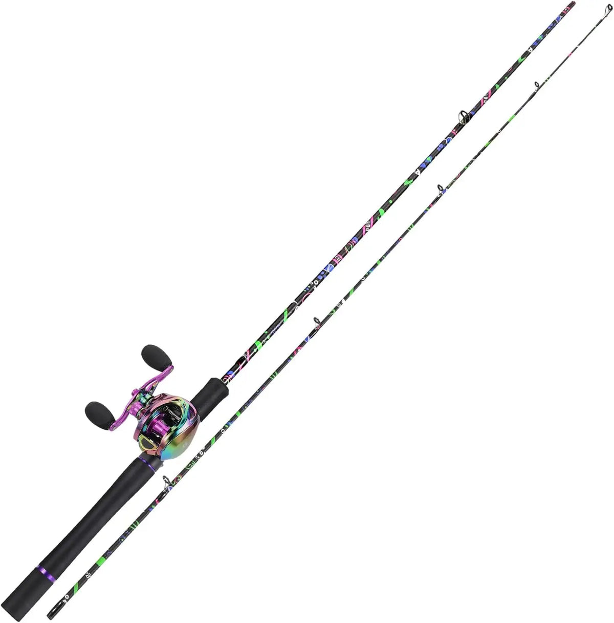 IM7 Graphite Baitcasting And Spinning Fishing Rod And Reel Combo