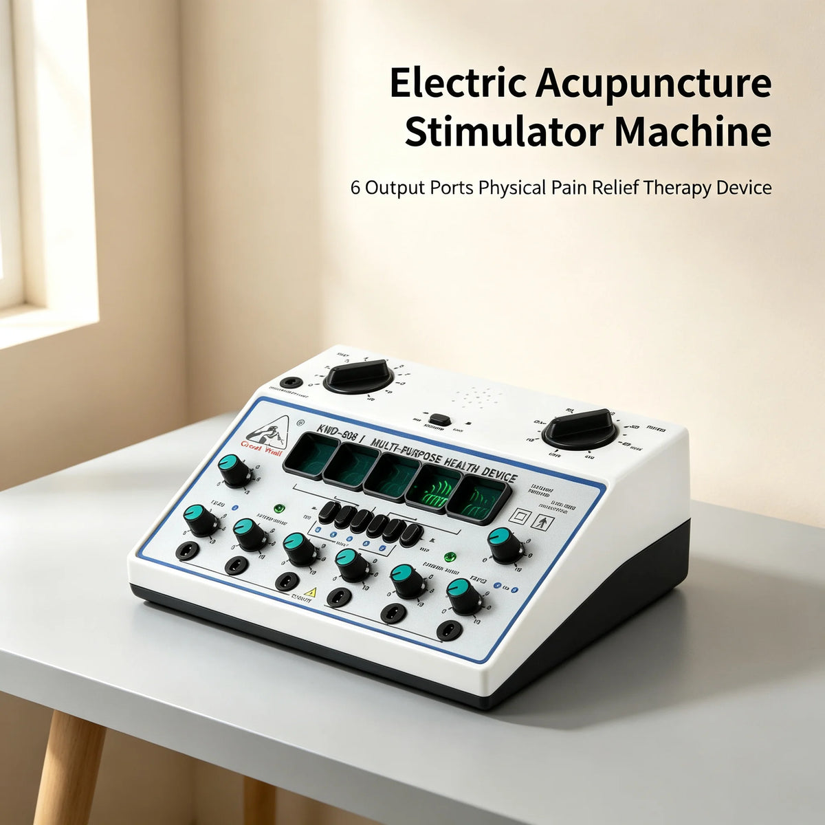 Electric Stimulator Tens Unit Massager Pain Relief Device With Timer