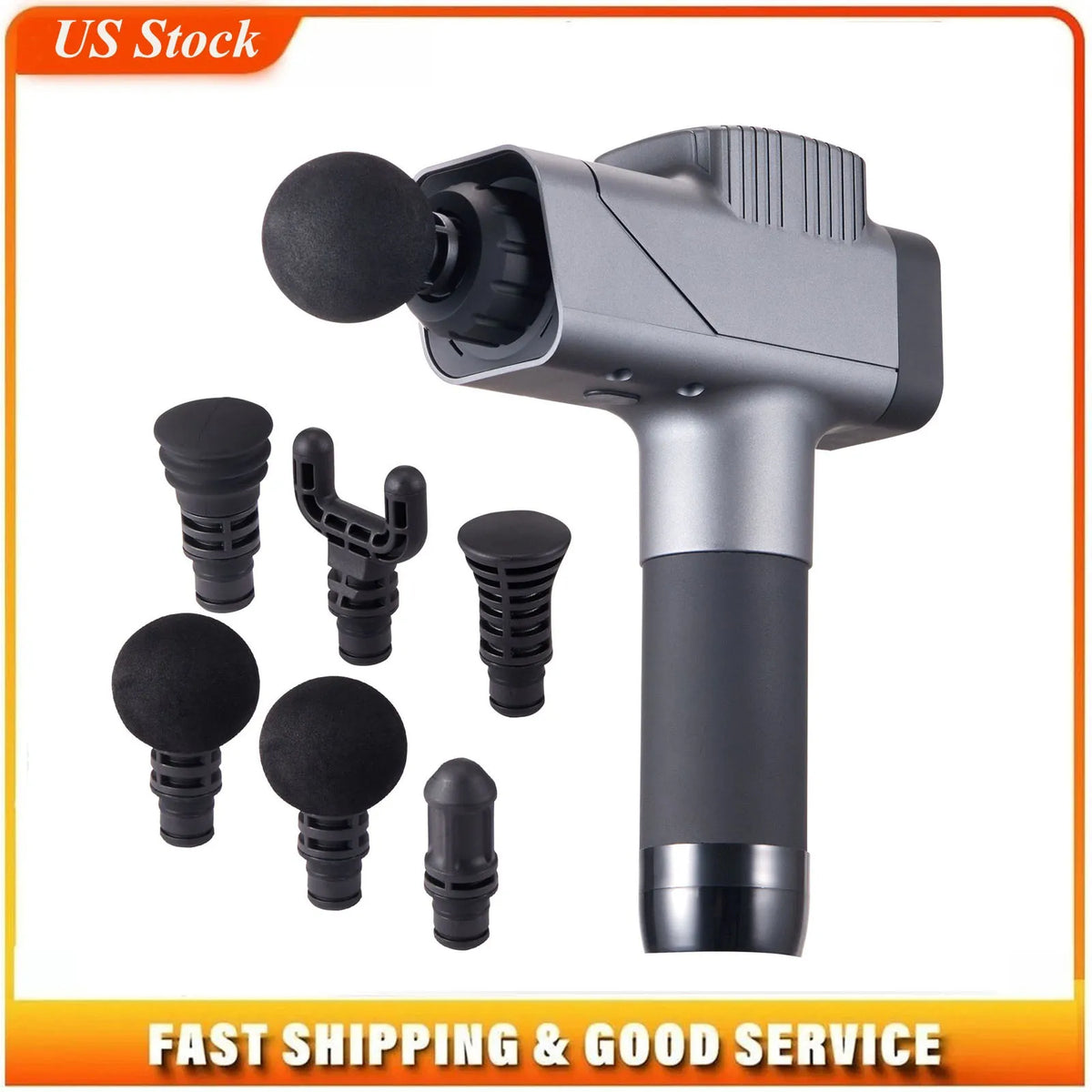Percussion Massage Gun With Adjustable Speeds For Deep Muscle Relief