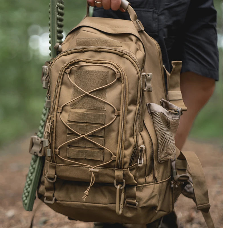 LQARMY Durable Tactical Hiking Backpack For Outdoor Travel And Camping
