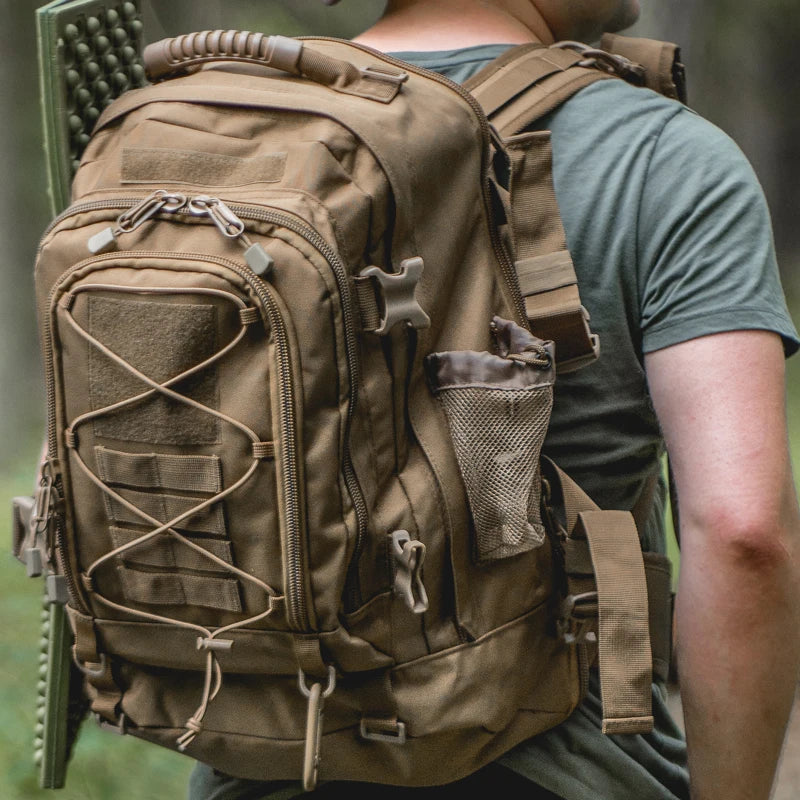 LQARMY Durable Tactical Hiking Backpack For Outdoor Travel And Camping