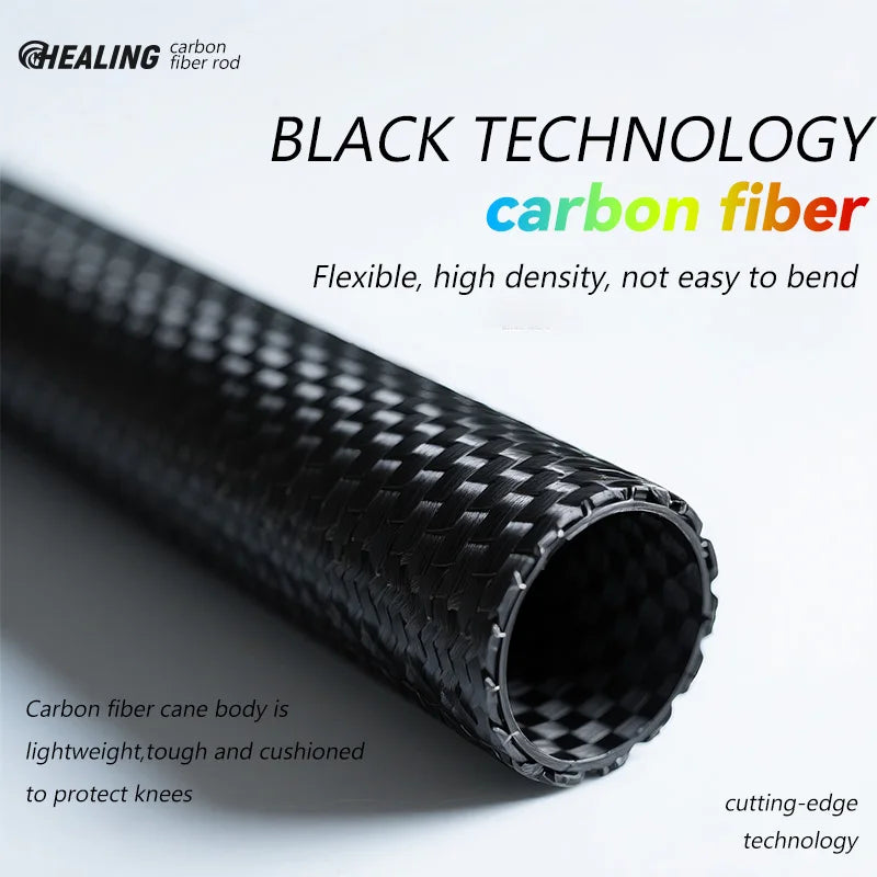 Okhealing Carbon Fiber Anti Shock Foldable Trekking Poles
