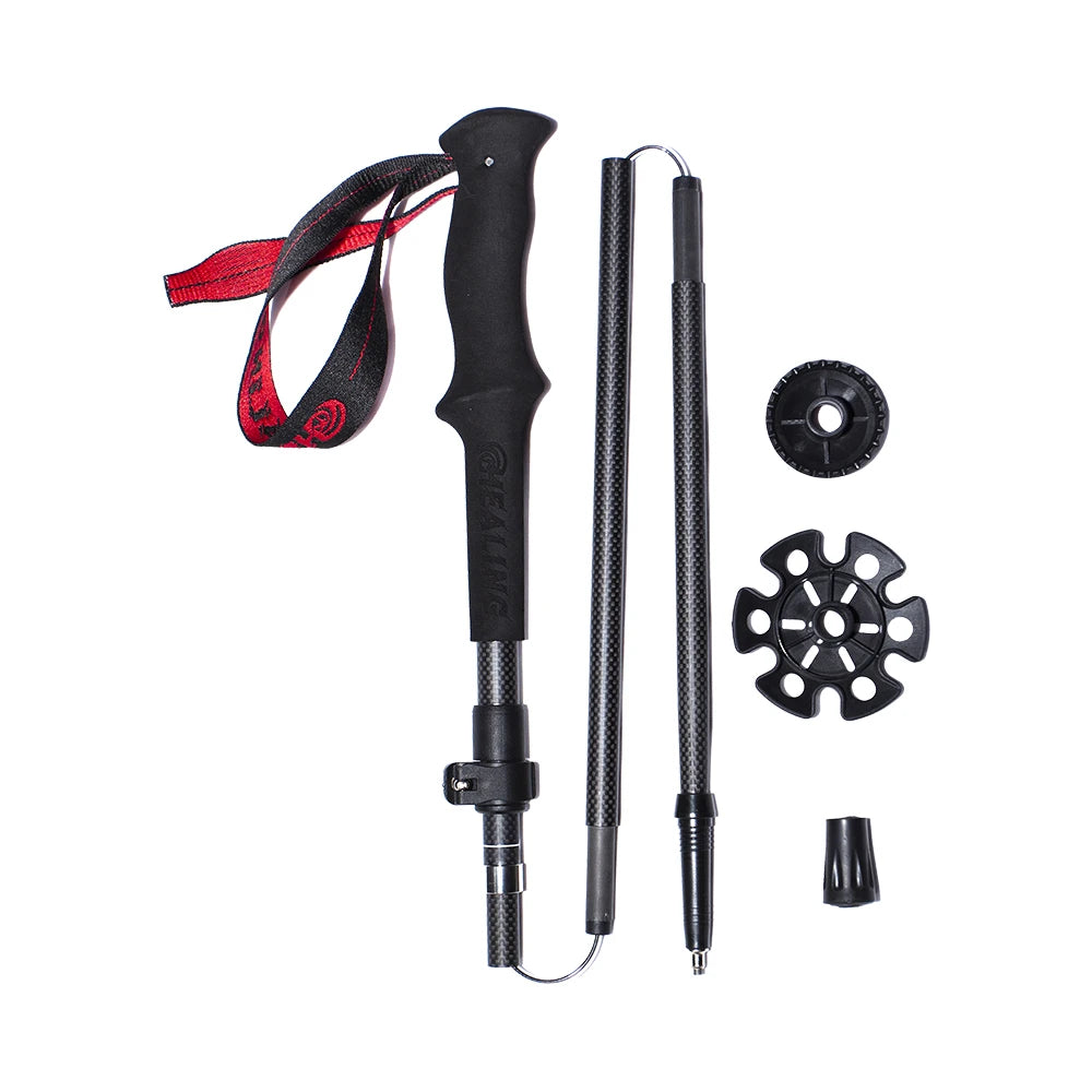 Okhealing Ultralight Carbon Fiber Trekking Poles With Damping