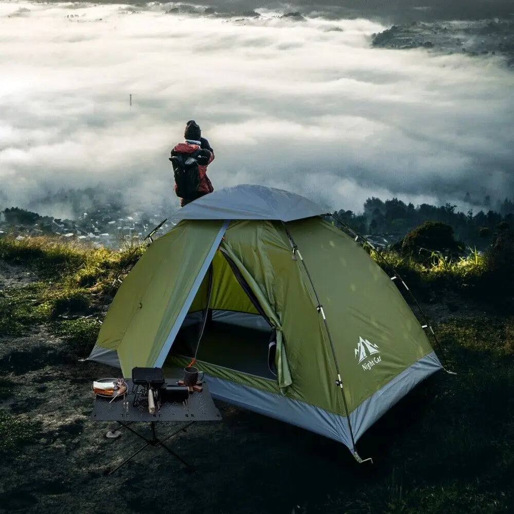 Night Cat Upgraded Backpacking Tent Easy Clip Setup Compact Rainproof