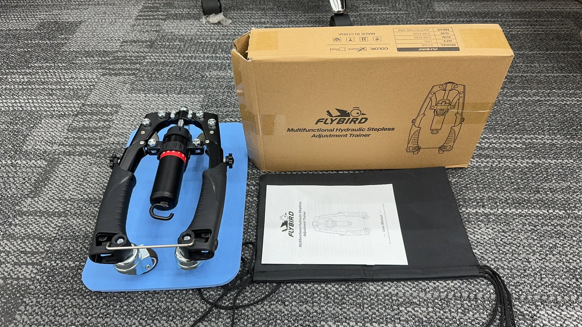 Hydraulic Resistance Full Body Power Trainer With Detachable Ab Wheel