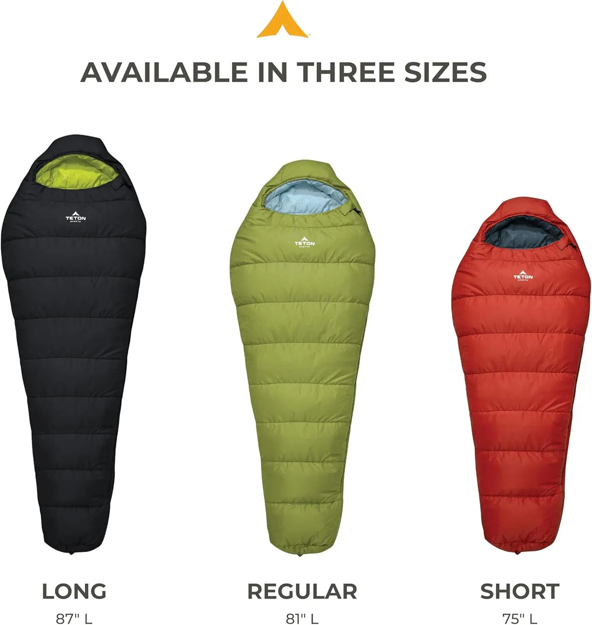 Lightweight Mummy Sleeping Bag For Camping With Compression Sack