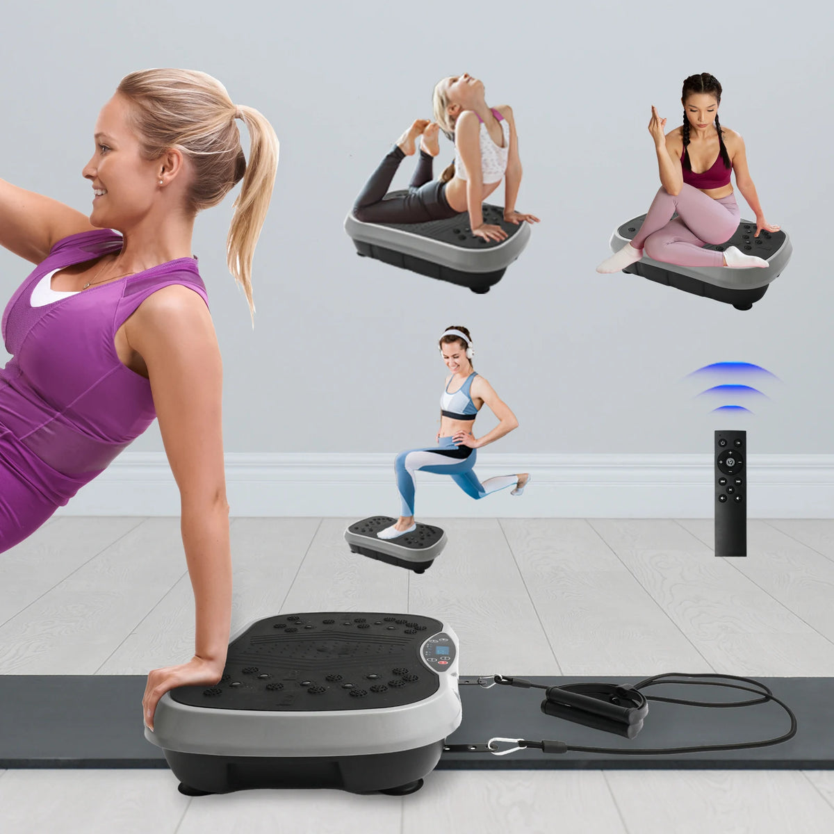 Whole Body Vibration Plate Exercise Machine For Home Workouts
