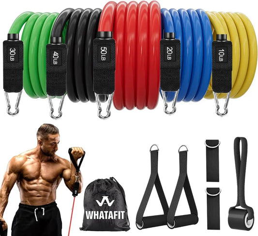 Premium Resistance Bands With Handles Door Anchor And Ankle Straps