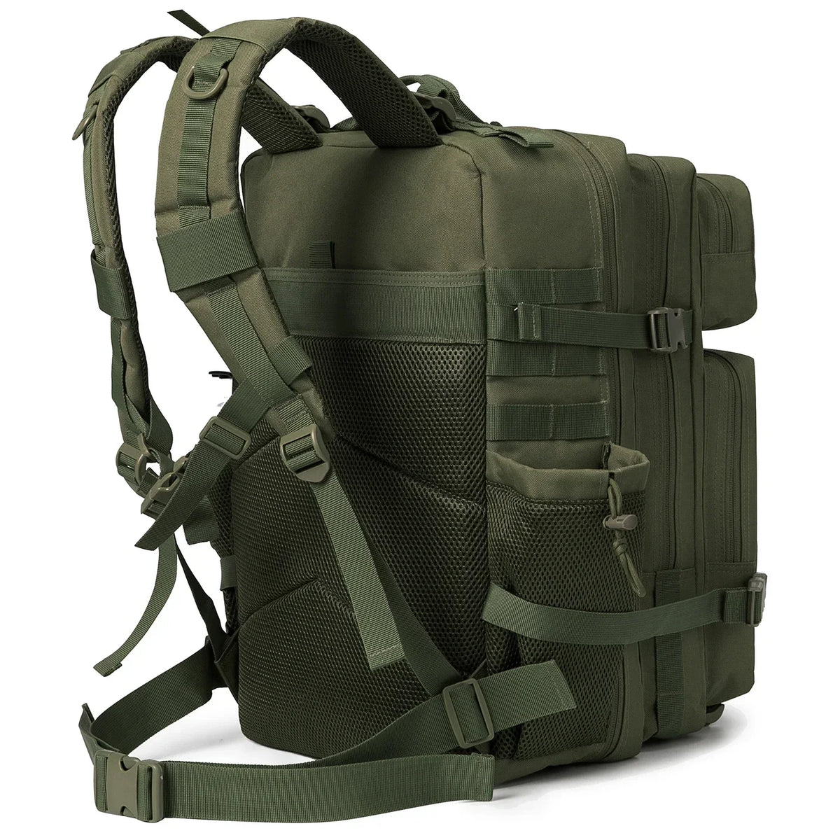 ReFire Gear Durable Tactical Hiking Backpack With Water Bottle Pouch