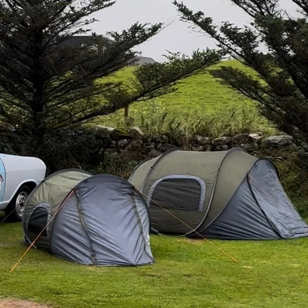 Night Cat Automatic Pop Up Camping Tent For Two Campers