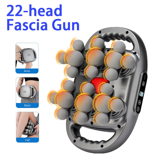 Foreverlily 22 Head High Frequency Vibration Fascia Massager