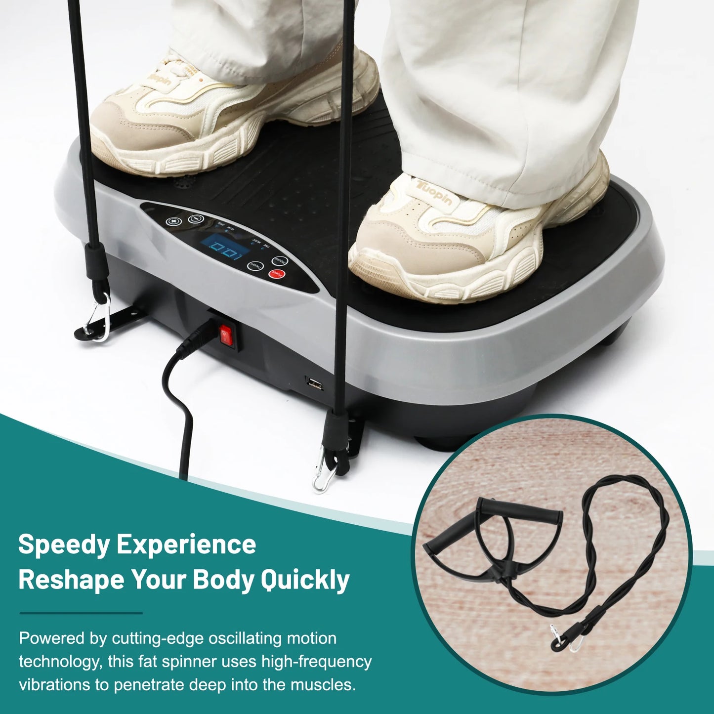 Whole Body Vibration Plate Exercise Machine For Home Workouts