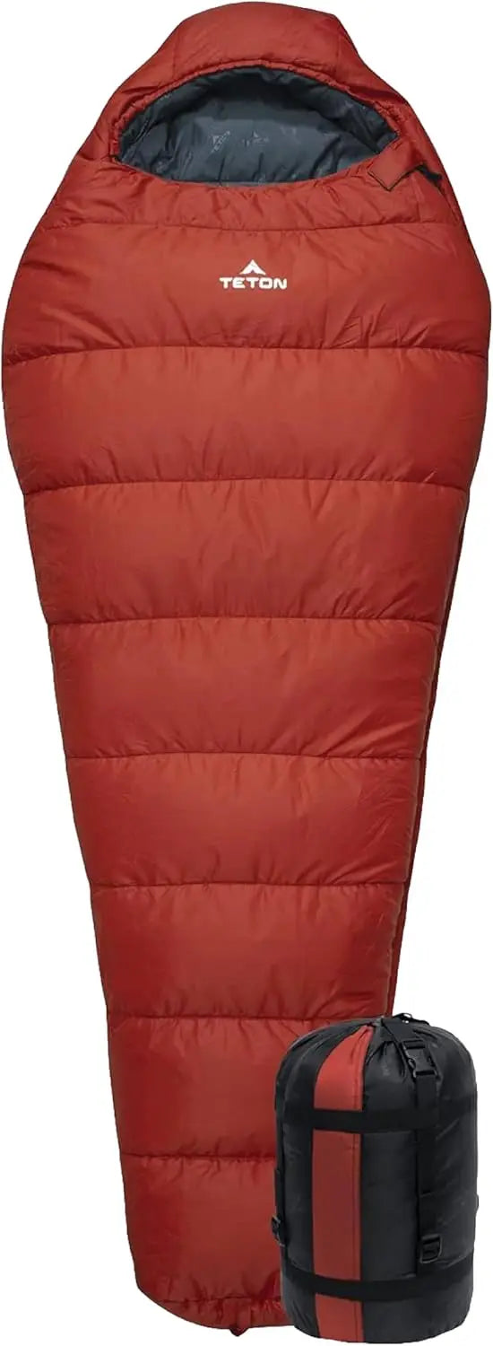 Lightweight Mummy Sleeping Bag For Camping With Compression Sack