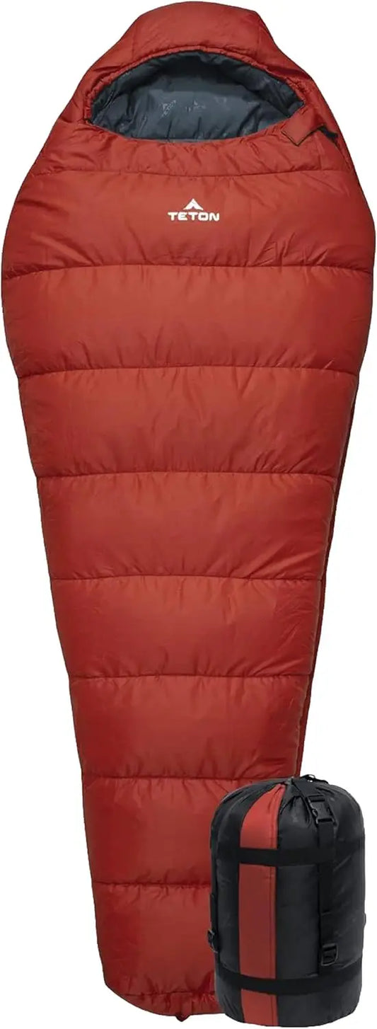 Lightweight Mummy Sleeping Bag For Camping With Compression Sack