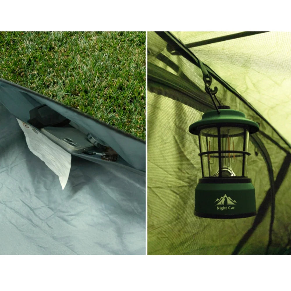 Night Cat Four Mode Elevated Camping Cot And Mesh Tent
