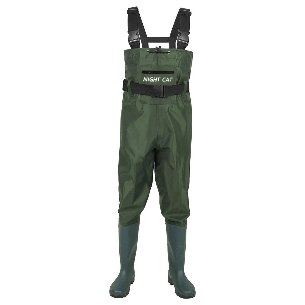Night Cat Waterproof Chest Wader With Boots For Outdoor Work