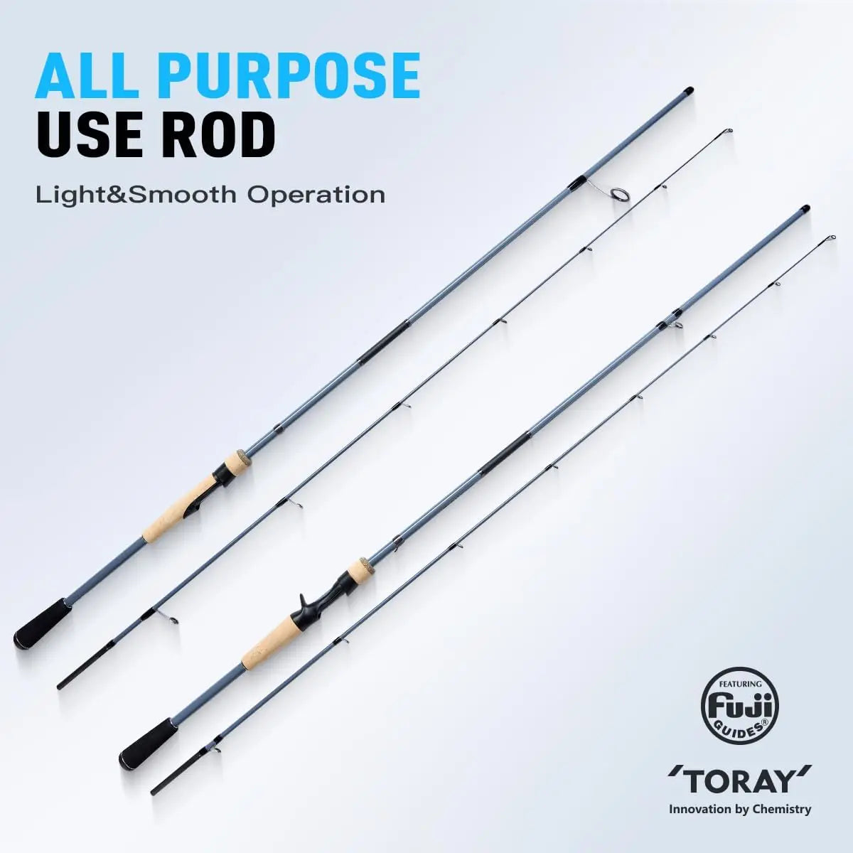 Spinning Casting Fishing Rod 30 Ton Carbon Fiber Fuji Guide