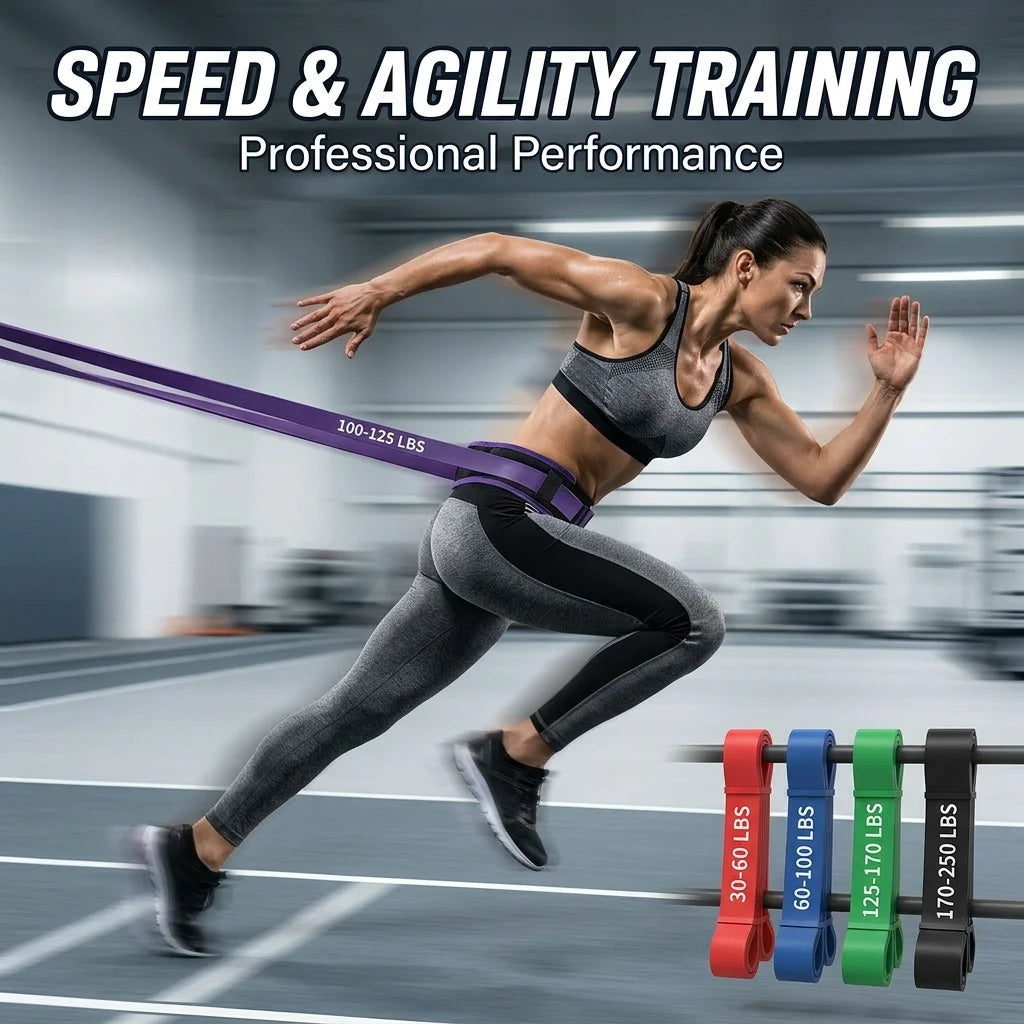 HAPBEAR Pull Up Assist Resistance Bands Set For Fitness Training