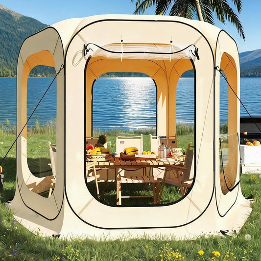 Tacleekii Pop Up Screen Tent Portable Outdoor Shelter