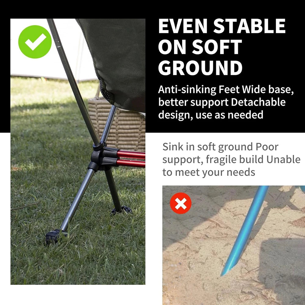 Aluminum Folding Camping Chair For Outdoor Picnic And Beach Use