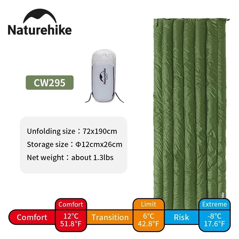 Naturehike Ultralight Duck Down Double Sleeping Bag Camping