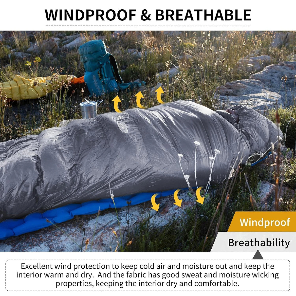 Naturehike 650FP Duck Down Sleeping Bag Ultralight All Season