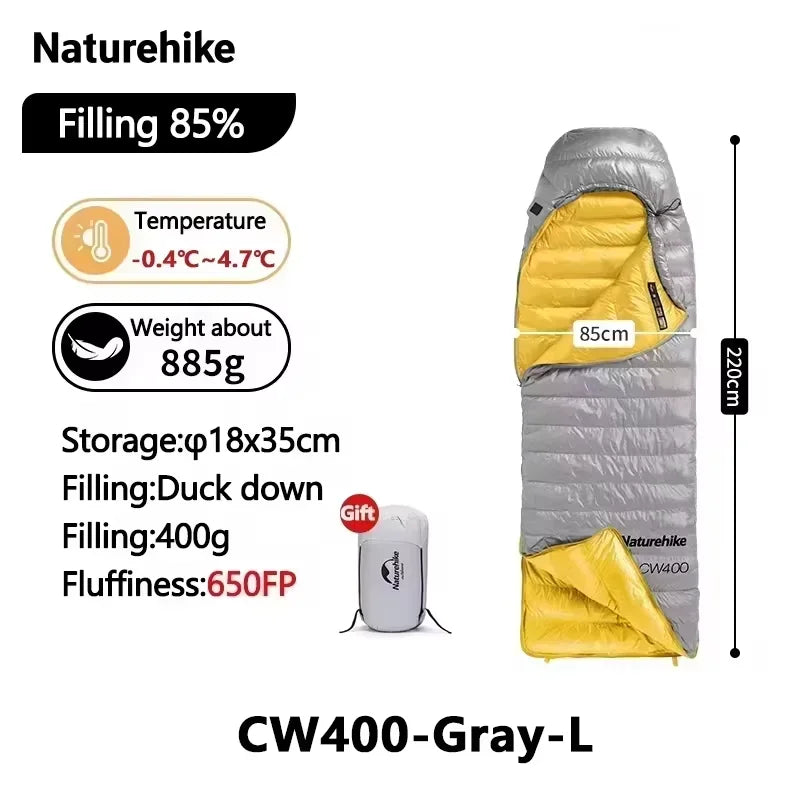 Naturehike 650FP Duck Down Sleeping Bag Ultralight All Season
