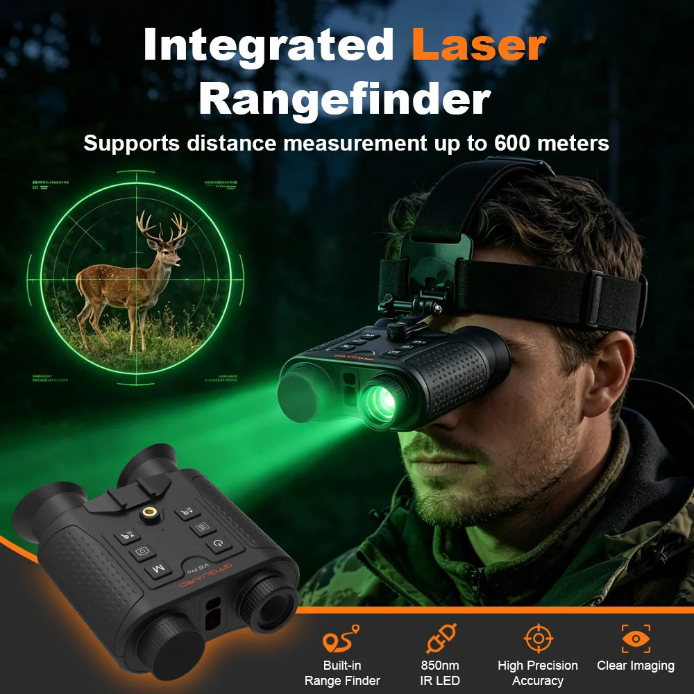 GTMEDIA 4K Night Vision Binoculars With 8X Digital Zoom