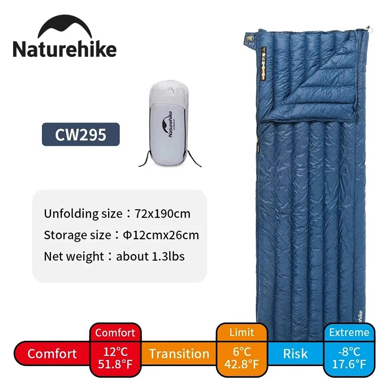 Naturehike Ultralight Duck Down Double Sleeping Bag Camping