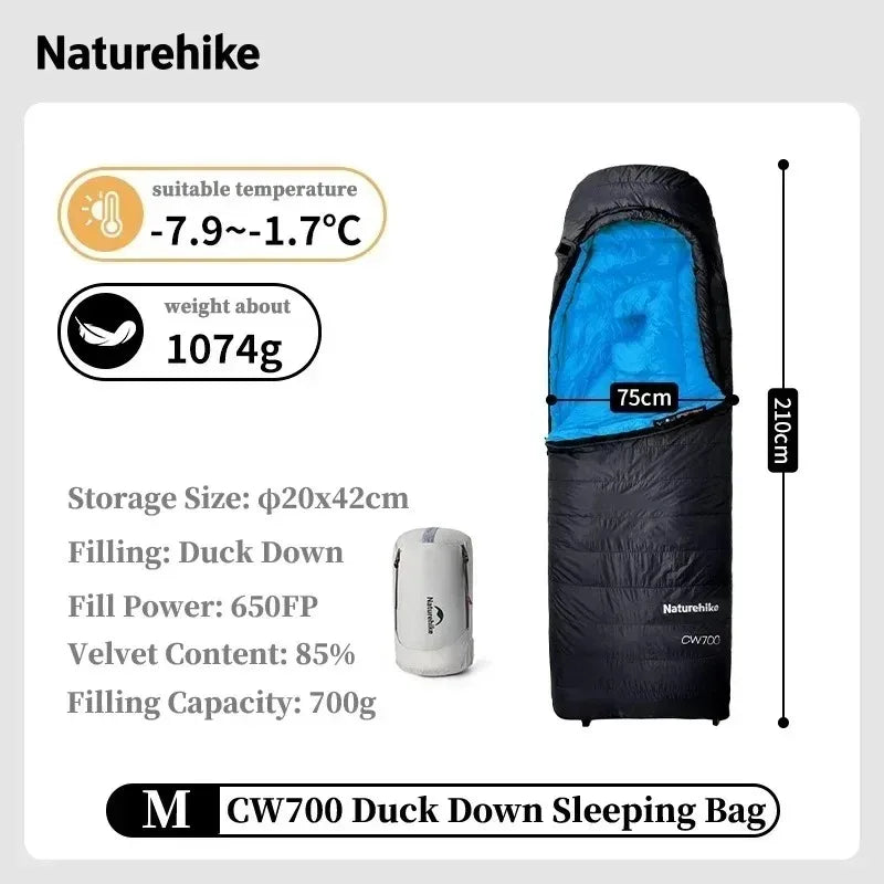 Naturehike 650FP Duck Down Sleeping Bag Ultralight All Season