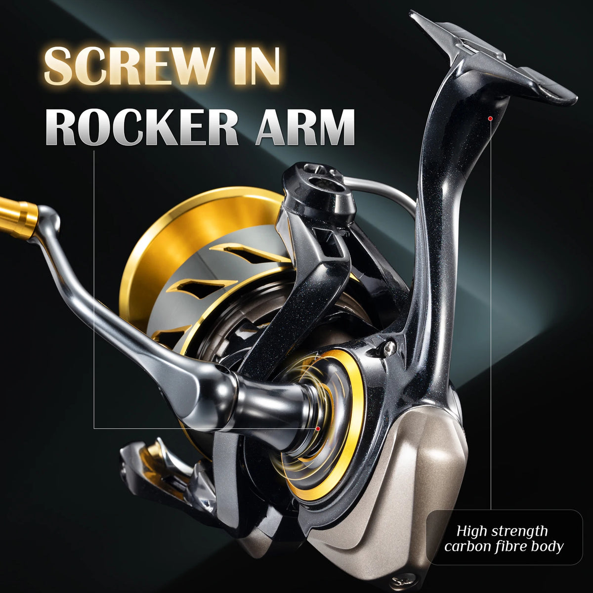 Rooblinos Ultralight Spinning Fishing Reel For Saltwater Surf
