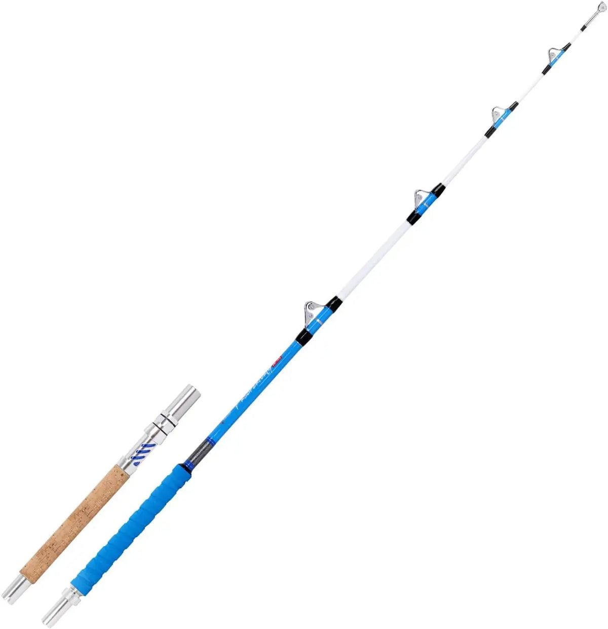 Heavy Duty Saltwater Deep Sea Trolling Rod With Roller Guides