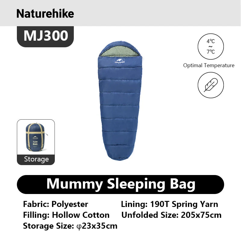 Naturehike Mummy Sleeping Bag For Adult Winter Camping