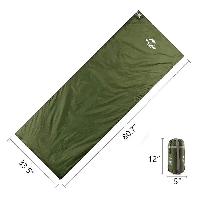 Naturehike Ultralight Waterproof Envelope Sleeping Bag For Backpacking