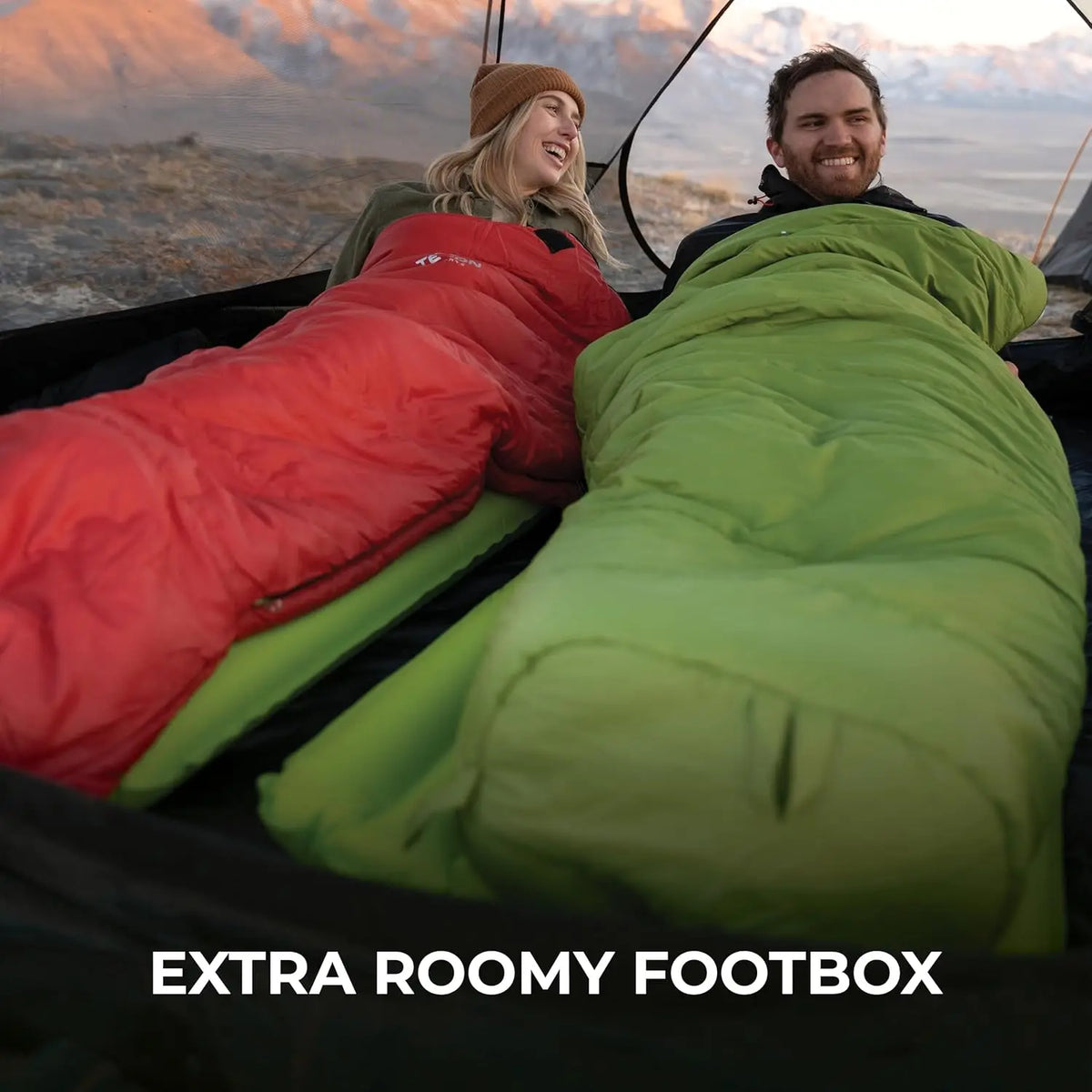 Lightweight Mummy Sleeping Bag For Camping With Compression Sack